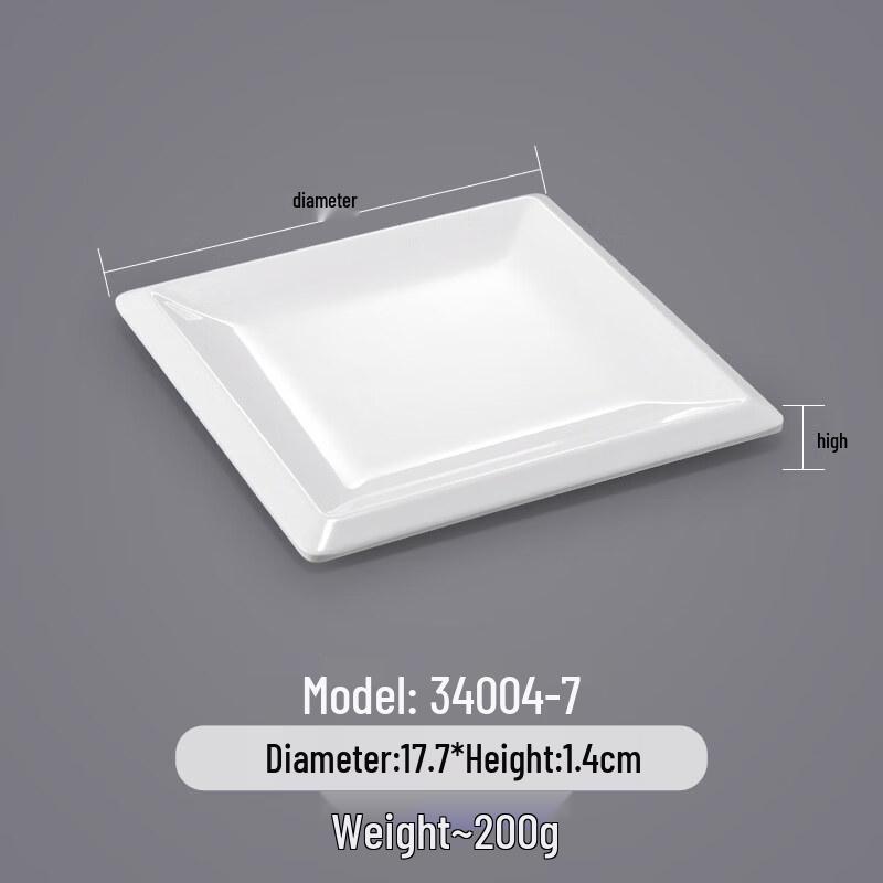 A5 Melamine Commercial Dinner & Cold Dish Plate