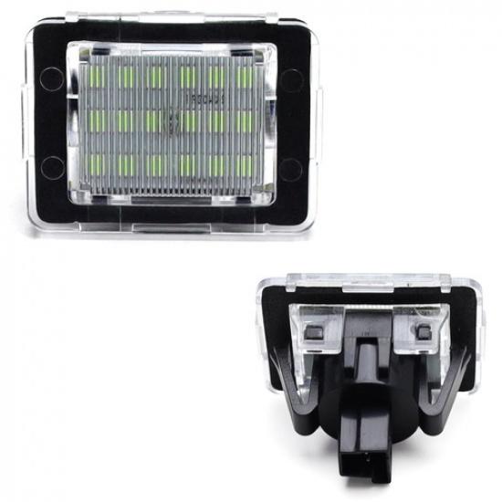 Ice Blue Full LED License Plate Lights For Mercedes C GLS GLK GLA GLC GLE Class