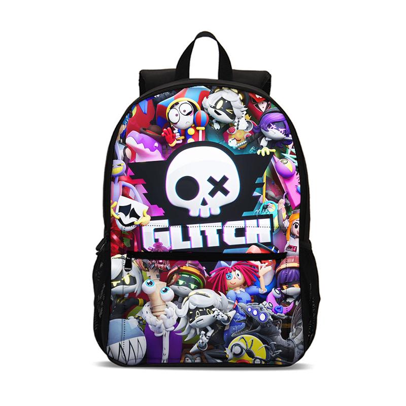 Murder Drones Cartoon Kids Mochila 47cm/18.5inch Large Capacity Backpack School Supplies School Bag for Boys Girls Best Gift