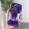 Kreslený vzor krémová textura pouzdro vlnitý okraj měkký silikonový kryt pouzdro na telefon pro OPPO Reno Realme OnePlus Vivo