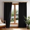 Deconovo Blackout Curtains, Set of 2, 100% Light Blocking, Heat Insulation, Soundproofing, Plain, UV Protection, Day and Night Privacy, Stylish, Washa