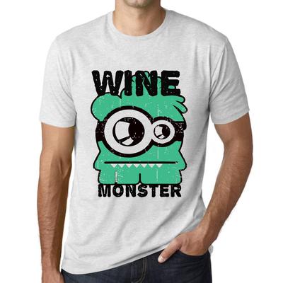Męska koszulka vintage z grafiką T-shirt Wine Monster Vintage White