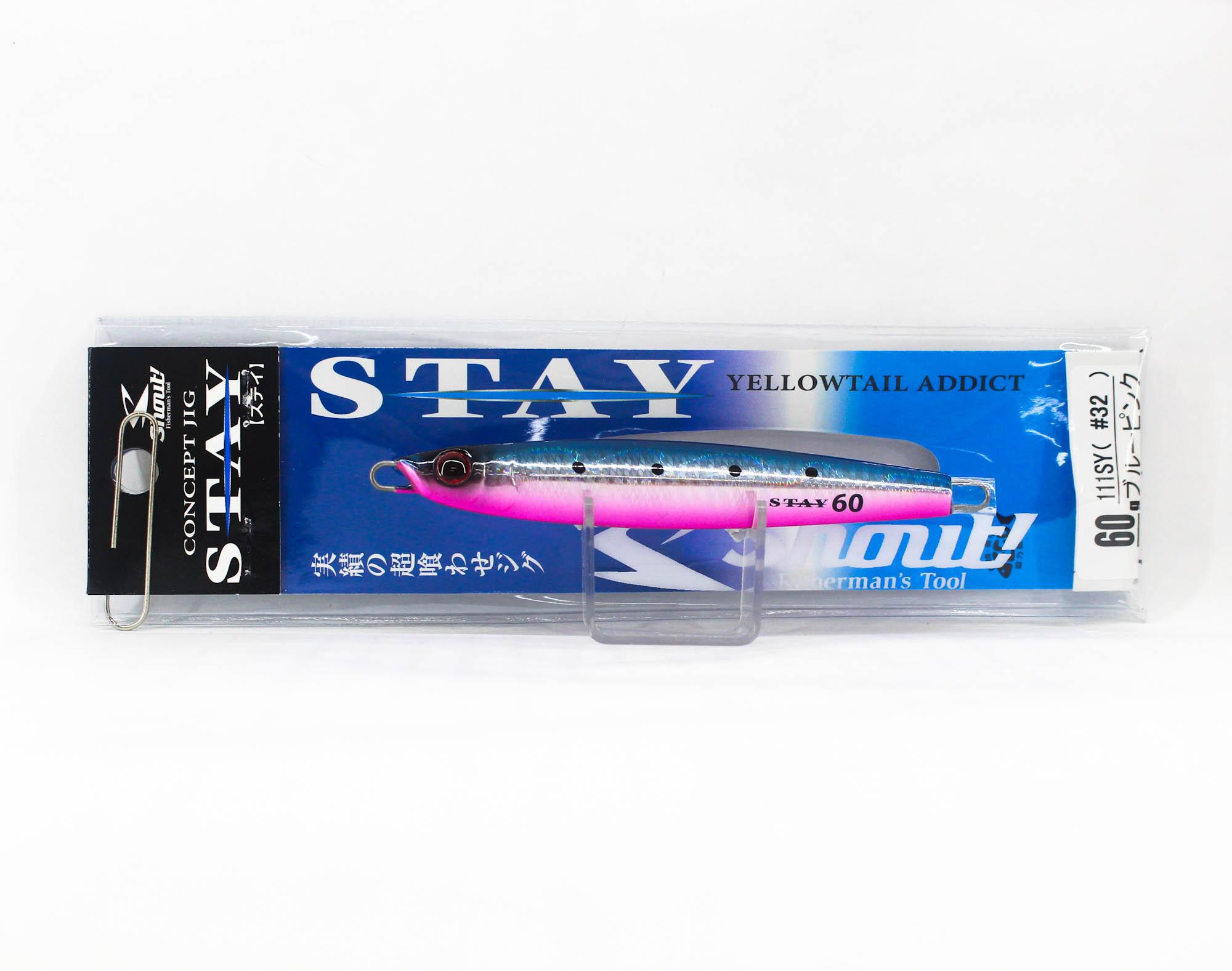 Shout 111-SY Metal Jig Stay 60 grams #32 (6526)