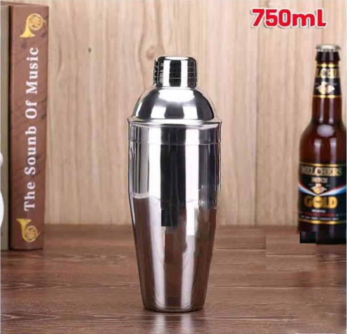 Stainless Steel 550ml Three-Piece Cocktail Shaker Set