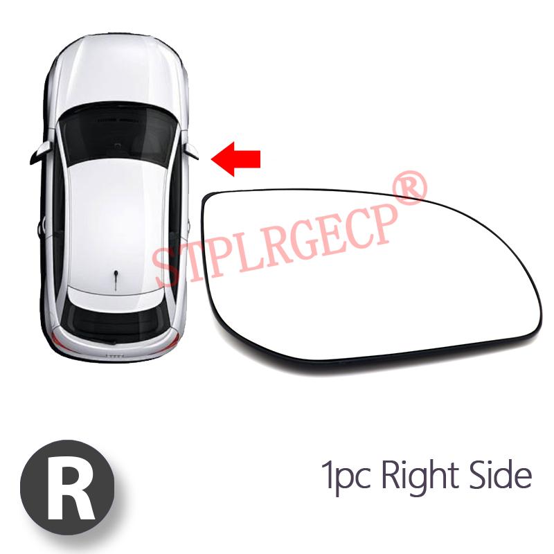 1 PC Door Wing Mirror Glass Heated Left Right Side Rearview Mirror Heating Accessories for Hyundai i10 PA 10-14 i20 PB 08-15