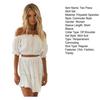 Sommer 2-teiliges Boho Rock Set für Damen Kurzarm Off Shoulder Crop Top und Rüschen Minirock Set Lässiges Ausgeh-Outfit für den Strand