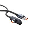 111W Fast Charging Cable Right Angle 91° USB-C To Type-C Data Cord Mobile Phone Fast Charging Data Cable Convenient For Gaming