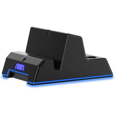 Magnetyczna stacja dokująca do ładowania dla PS5 Portal, Stacja dokująca z oświetleniem otoczenia i kablem USB, Akcesoria - stojak do przechowywania przenośnej konsoli do gier