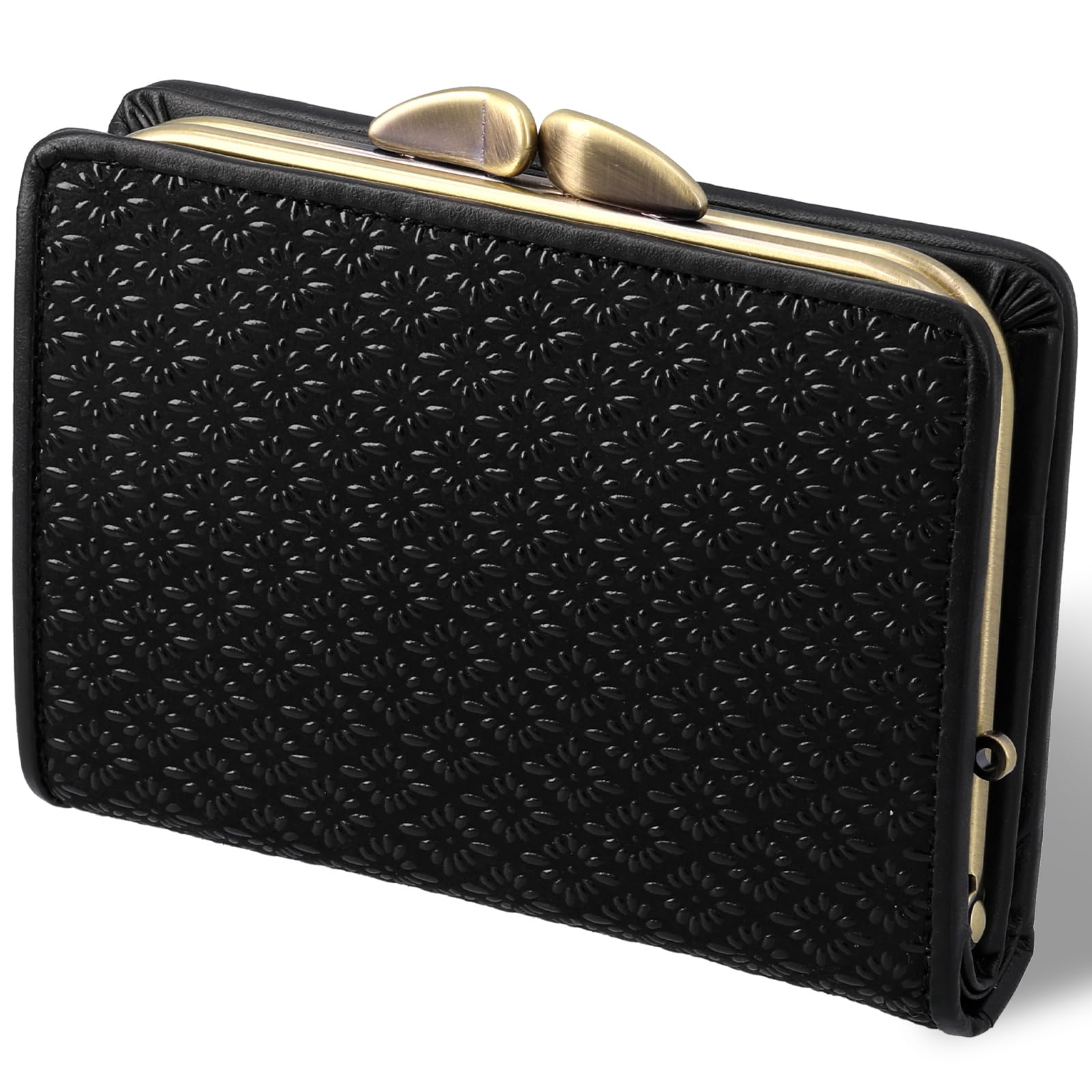 

Гаманець-клатч SakuraZen Inden зі застібкою з оленячої шкіри з діамантовим і хризантемовим дизайном, справжній японський, виготовлений в Японії японськими майстрами, жіночий,