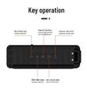 X8 Waterproof Bluetooth Speaker with Power Bank, Luminous Outdoor Subwoofer, Colorful Lights, and IPX7 Rating.