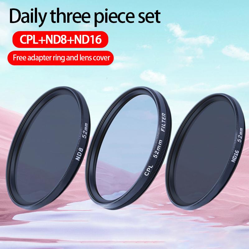 High Definition Image Quality Camera Lens Filter For XTU X3 UV CPL Polarizing Protective ND8 ND32 ND64 Camera Filter Accessories