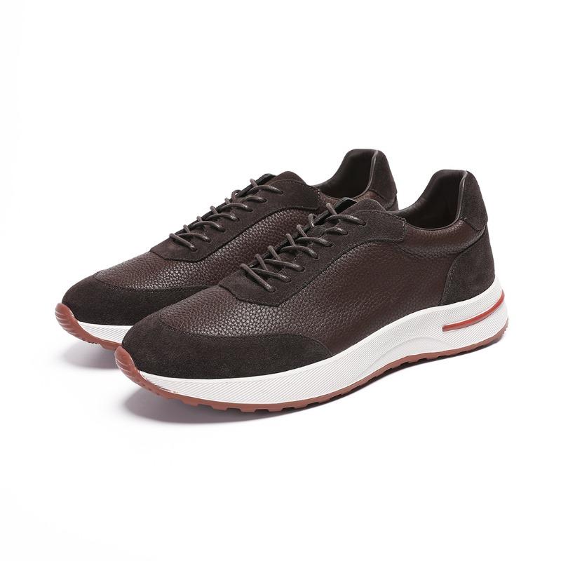 Novedades de primavera y verano zapatos de cuero versátiles para hombre estilo business casual zapatos de cuero para hombre tendencia deportiva