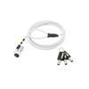 Mobilis Slim Rotating Security Lock Key - Security Cable - 1.8 M