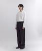 NONBLANK [Summer] Summer Cool Touch Belted Wide Fit Pants_Black