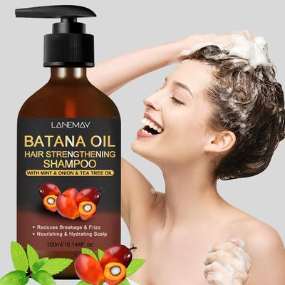 Batana Oil Shampoo-With Mint & Onion & Tea Tree Oil-Nourishing & Hydrating Scalp-Reduce Breakage and Frizz