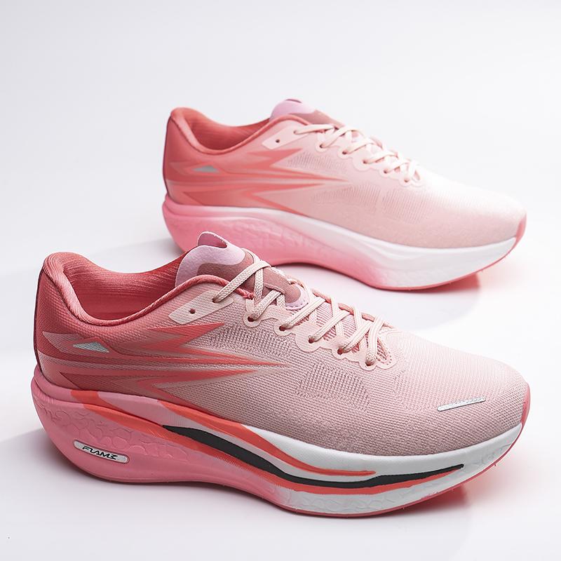 

Новые марафонские кроссовки Комфорт Горячая распродажа Противоскользящие Износостойкие Мужские Женские Кроссовки Высокое качество Ультралегкие Теннисные туфли 34 розовый
