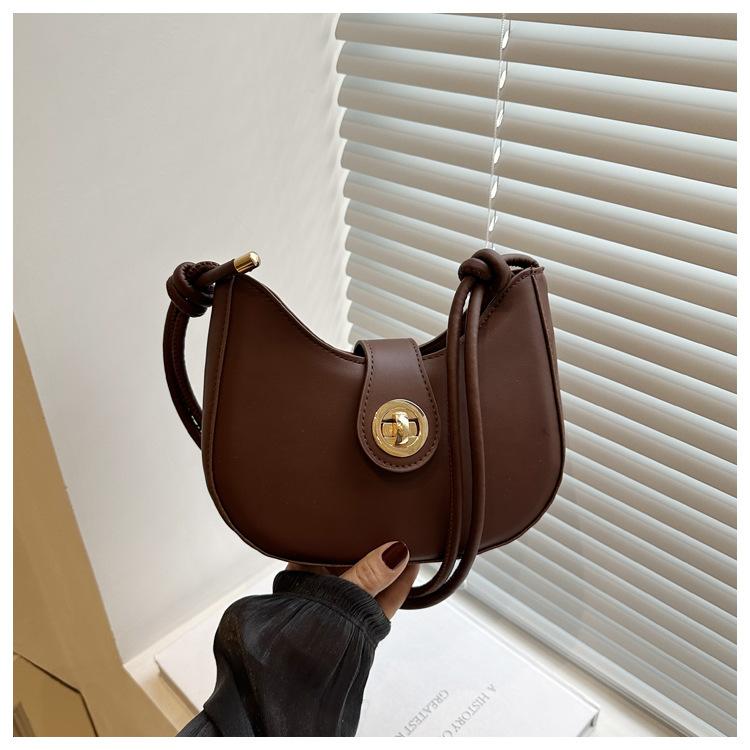 Taschen Damen Trend Mode Schultertasche Damen Lässig Sattel Täglich Reise Trend Vielseitig Achselhöhle Damentasche