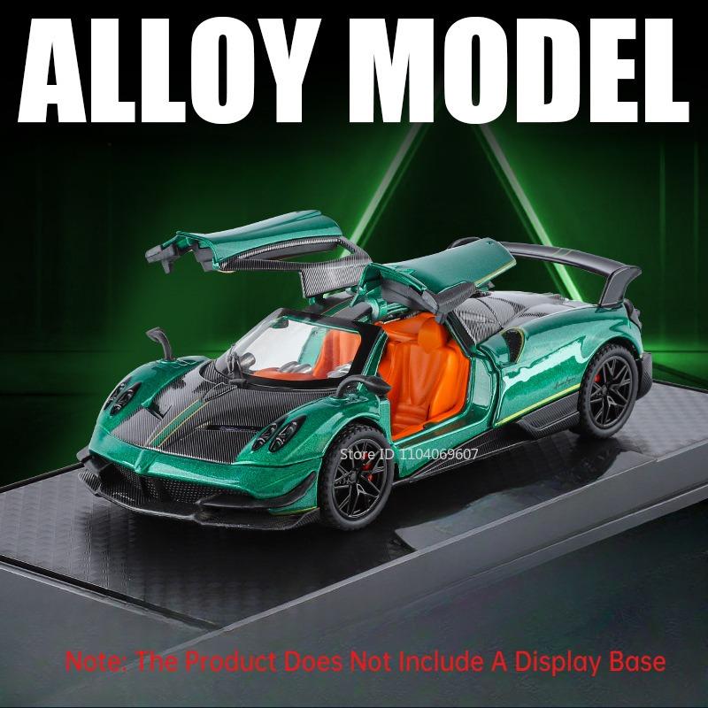 1:32 Pagani Zonda R Huayra Bc Sportwagen Spielzeugmodelle Legierung Druckguss Sound Licht Türen Öffnen Rückzieher Mini-Supersportwagen Für Jungen Geschenke