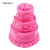 Pudding Fondant Cake Decorative Silicone  Mold Soap Making Tool