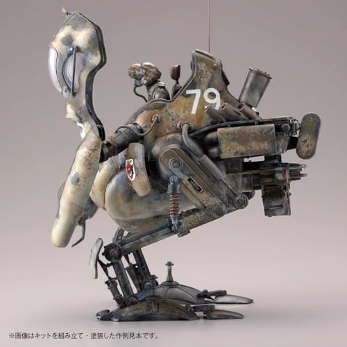 Kaiyodo ARTPLA Maschinen Krieger Kangool (Set of 2) & Maintenance Crew, 1/35 Scale Unpainted Plastic Model Kit AP045