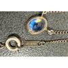 Used Moonstone Necklace Silver 4C