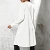 Plus Size Women Long Sleeve Open Front Loose Cardigan Comfortable Fashion Daily Outerwear
