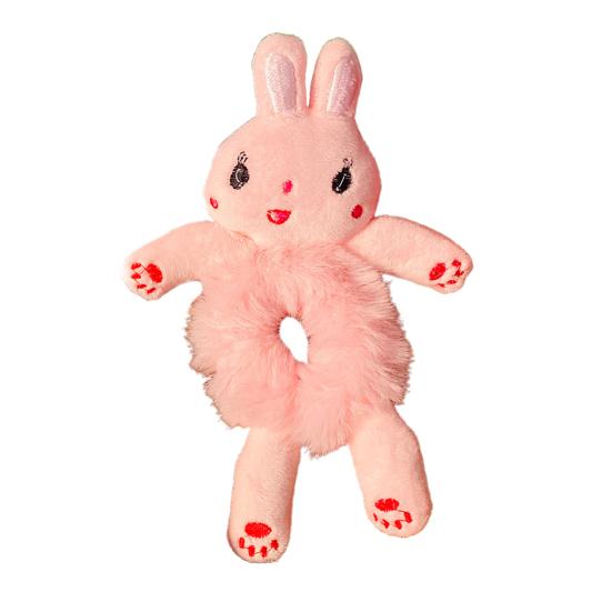 Hair Tie Soft Plush Material Cartoon Frog Panda Animal Shapes Elastic Hair Rope Women Hair Accessories