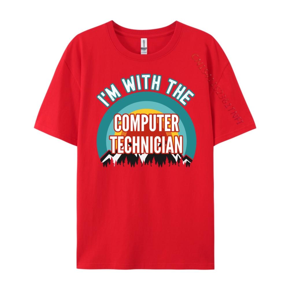 

I M With The Computer Technician Sports T Shirt Unisex T Shirts For Unisex Easter Day S