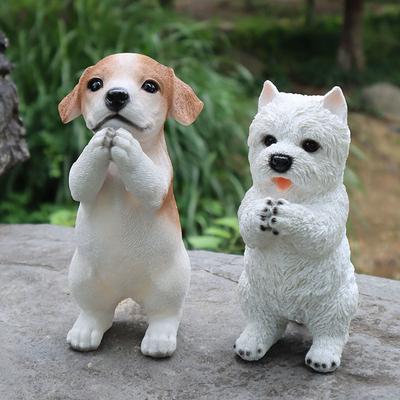 3D 21cm Large Standing Dog Candle Silicone Mold Standing Animal Cat Cake Chocolate Silicone Mold Epoxy Silicone Mold Home Decor