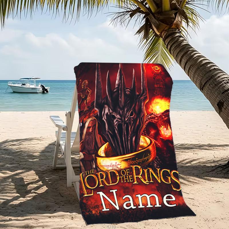 Customizable Personalized Beach Towels The Fellowship of the Ring Themed designs.Suitable for the Beach, Yoga, Sports;ideal As Beach Accessories