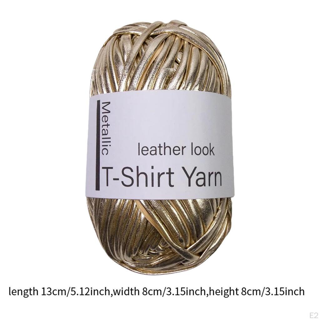 Metal T -shirt Thread, Soft Tissue Bright Fabric Thread for Blankets, Keys, Beginners