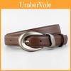 Womens Genuine Leather Belt With Pin Buckle For Casual And Office Wear