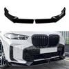 For 2024+ BMW X5 G05 X6 G06 M Sport LCI 30d 40i M60i front bumper lip splitter diffuser spoiler ABS gloss black body kit