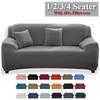 Effen Kleur Bankhoezen voor Woonkamer Elastische Sofa Cover L Vormige Hoekbank Cover Hoes Stoel Protector 1/2/3/4 zits