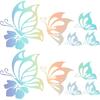 GORGECRAFT 2 Sheet Butterfly Car Decal Set Butterfly Vinyl Waterproof Sticker Women Car Stickers and Reflective Decals for Car Bumper Window Laptop