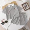 Baby Boy Summer Polo Shirt Shorts Set With Cottonlike Fabric For Toddler Playwear