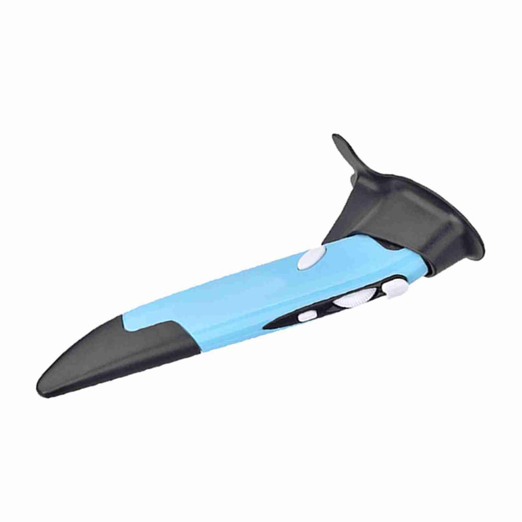 2.4GHz Wireless Optical Pen Mouse Ergonomic Pen Mouse with Adjustable 500 1000DPI Plug and Play Wide Compatibility Blue