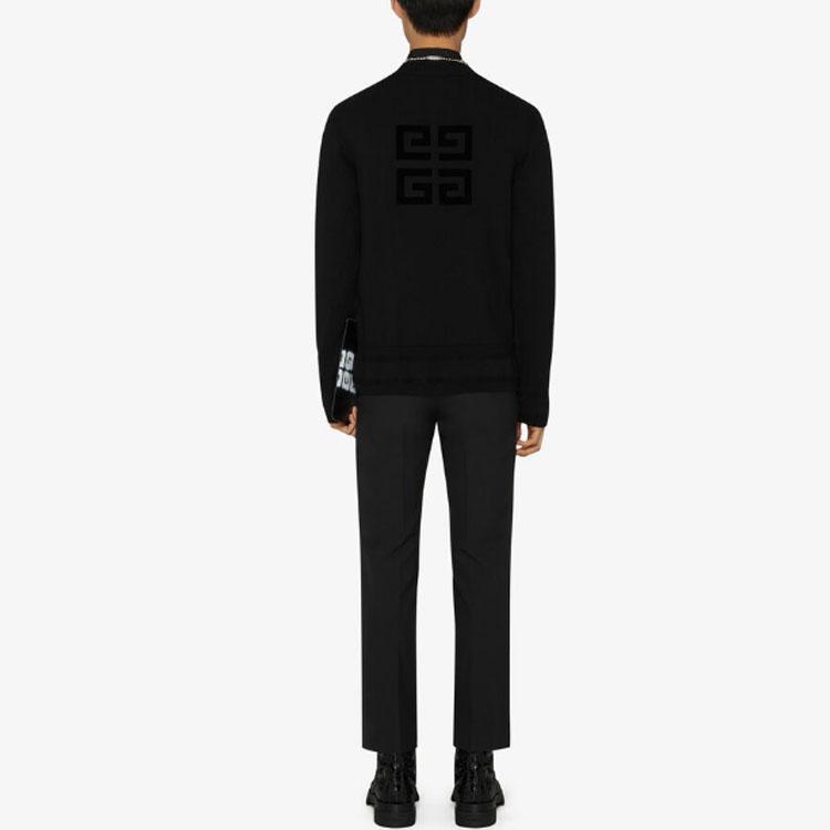 Givenchy Graphic Printed Knit Jumper BM90HC4Y5D-001