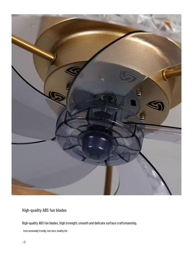 Luxury Ceiling Fan Light for Bedroom, Study, and Dining Room