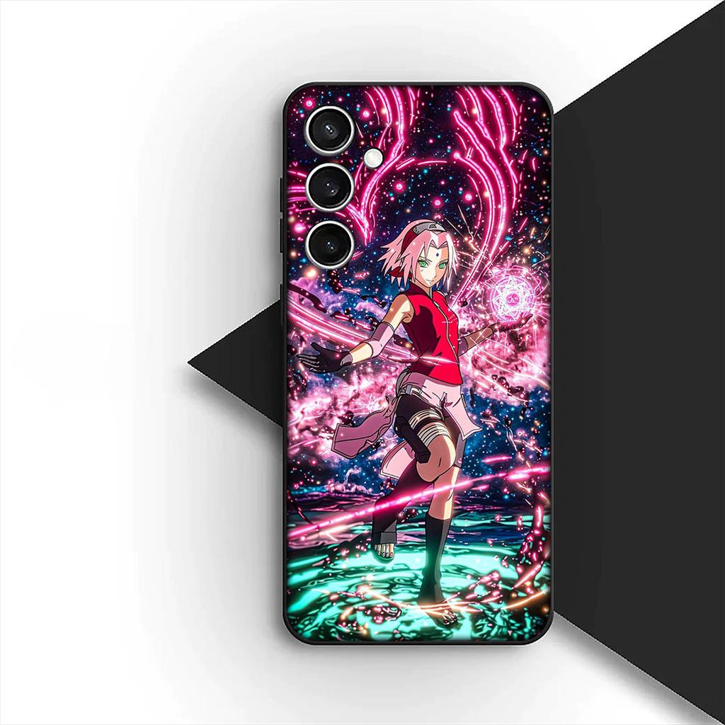 Cover for Samsung Galaxy S20 S22 S21 FE Ultra Plus A07 A17 A15 A16 A25 A57 A37 Phone Case Haruno Sakura Narutos Sasuke Uchiha