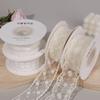 Floral Embroidery Floral Lace Trim Ribbon 5 Yards/Roller Gifts Packaging Material Lace Roll Trim
