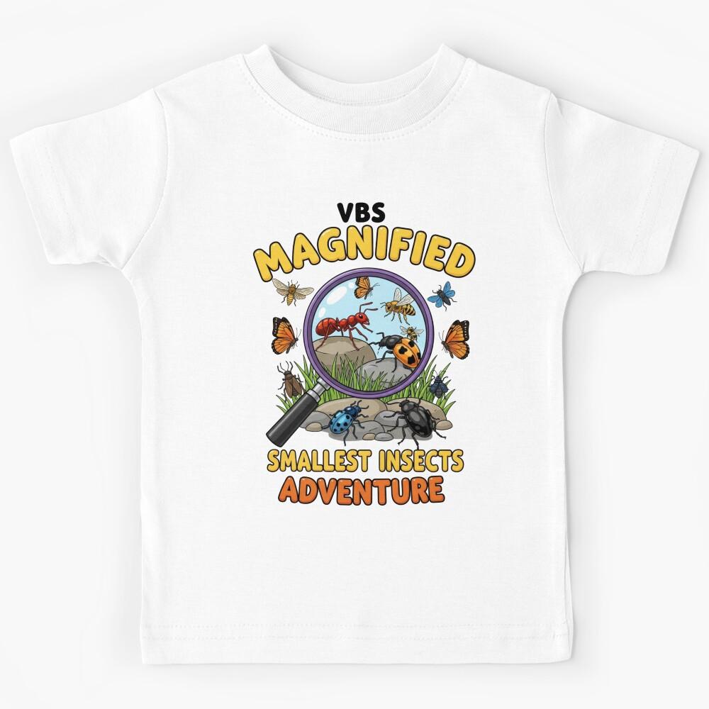 VBS Magnified Smallest Insects Funny Adventure Kids T-Shirt 170