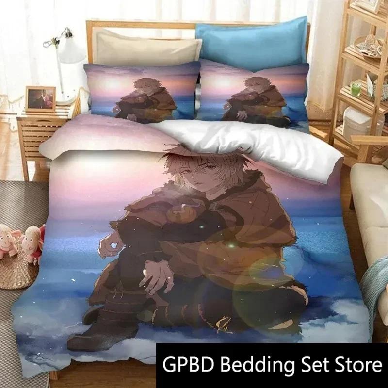 3D Print Anime Vinland Saga Bedding Set Double Twin King Duvet Cover Comforter Pillowcase Boys Girls Adults Bedroom
