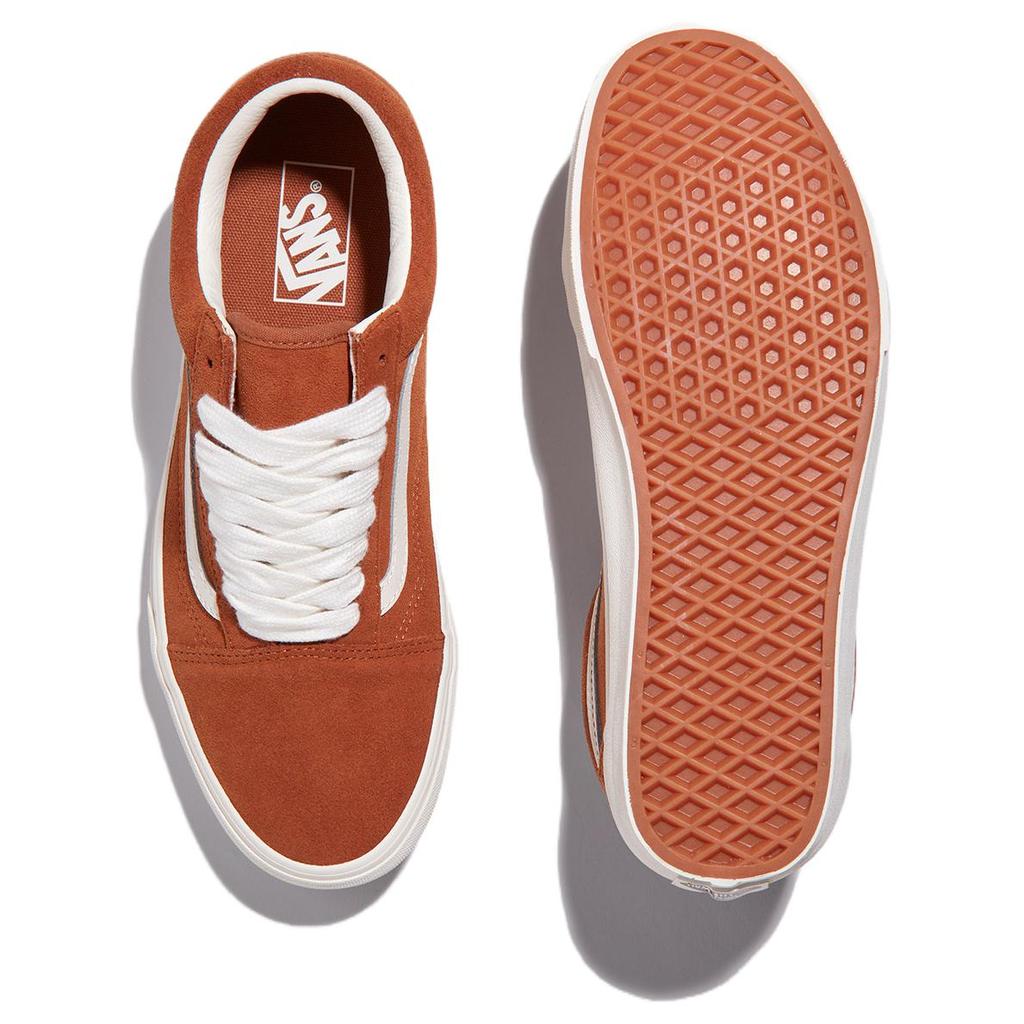Vans Old Skool Oversized Dress Comfortable Thin Sole Low Top Skate Shoes Unisex sneaker Brown VN000CR5N1Z