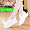 Spring and summer mesh breathable casual sports board shoes female Korean version junior high school students white shoes female running travel shoes