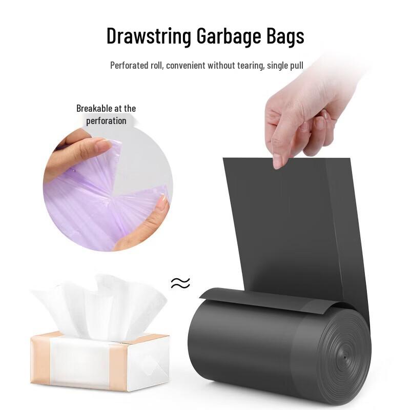 Meiliya Thickened Drawstring Garbage Bags