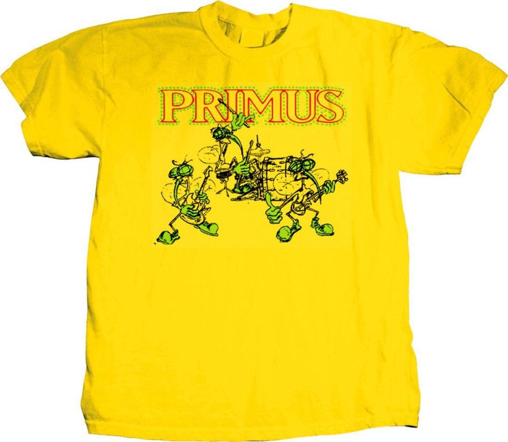 Primus Band Short Sleeve Yellow All Size Unisex T-Shirt S4641 Unisex T-Shirt XXXL