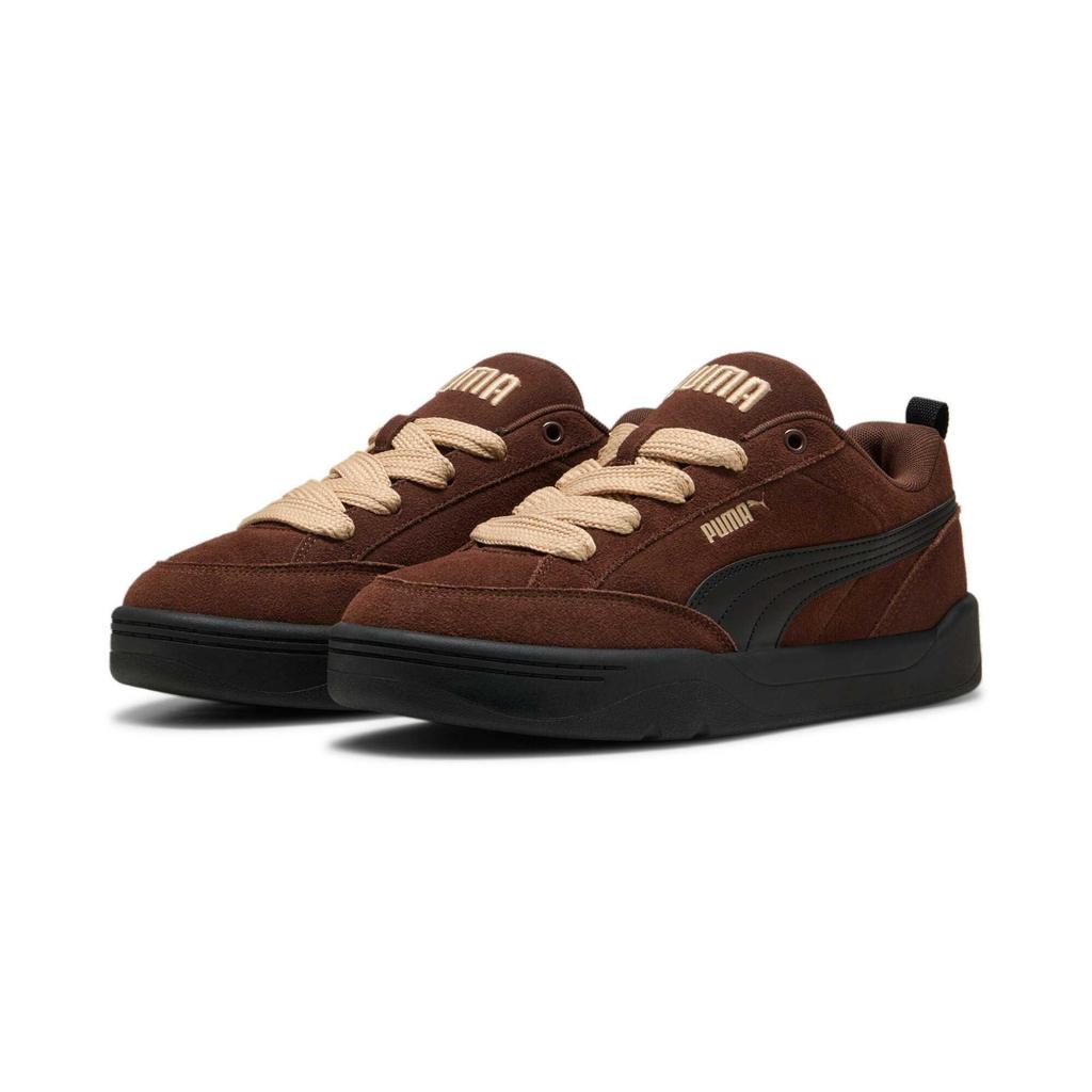 Puma Park Lifestyle Comfortable Versatile Durable Low-Top Casual Shoes Unisex sneaker Brown 401606-02