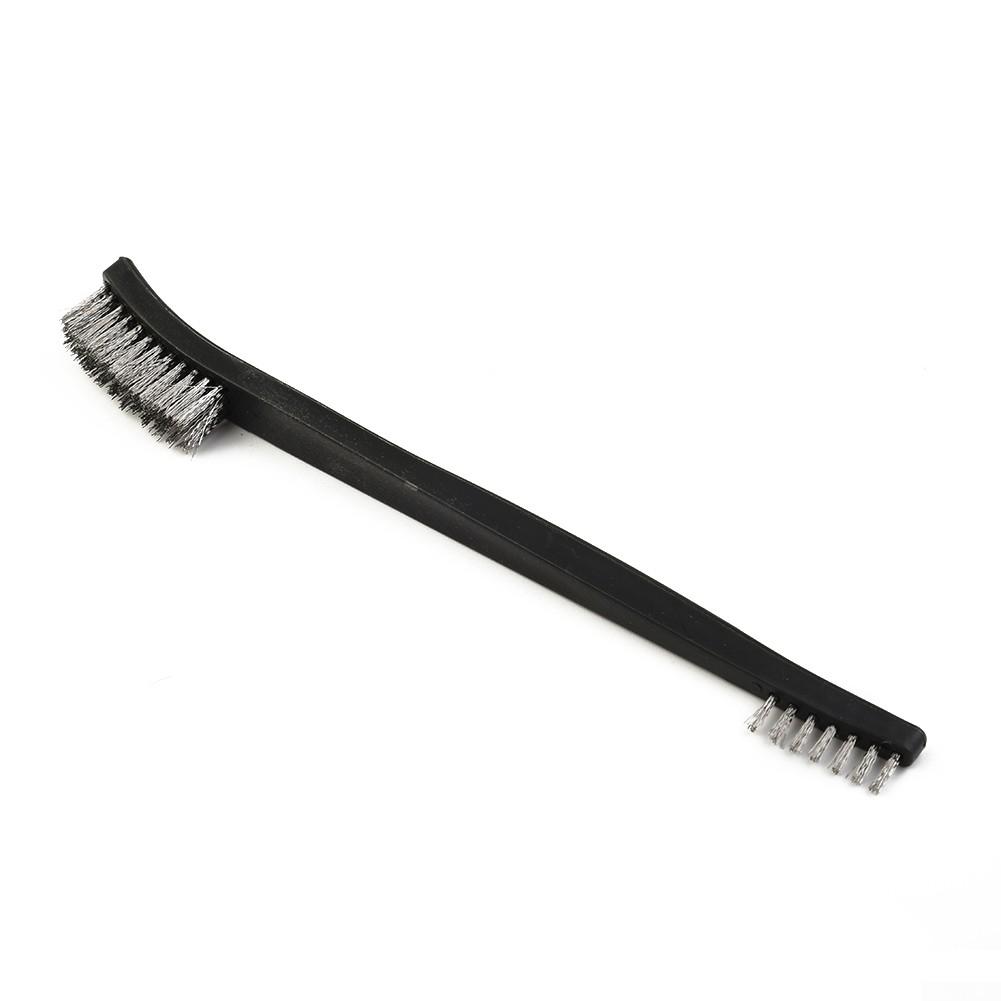 Wire Brushes Double Head Gold Nylon Stainless Steel