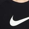 Nike T Shirts Women's Black Crew Neck Moderate Straight Fit CZ8521-010